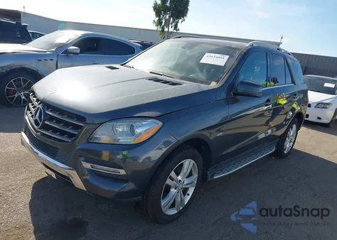 2012 Mercedes-Benz Ml 350 4Matic из США, поврежденный, VIN 4JGDA5HB9CA033686